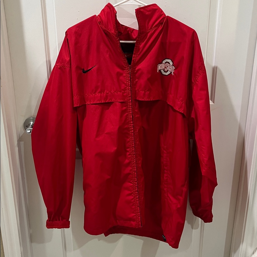 Nike Red Windbreaker Jacket